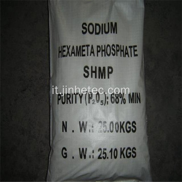 Regolatore del valore del pH nell&#39;industria alimentare esametafosfato di sodio